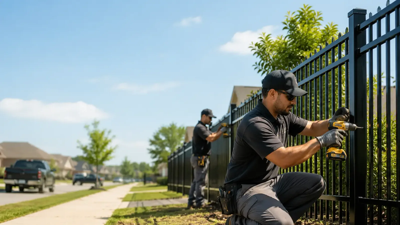 Metal Fence Installation in Bertram, TX